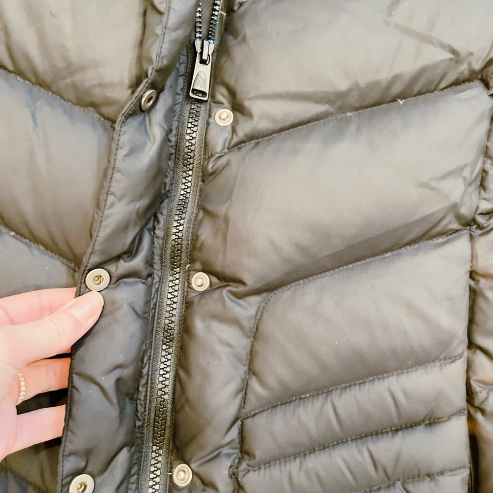 Women's THE NORTH FACE 700 SPORTS Slim DOWN QUILT PUFFER BLACK VEST Jacket S - Picture 5 of 6